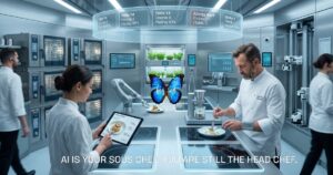 chef in kitchen